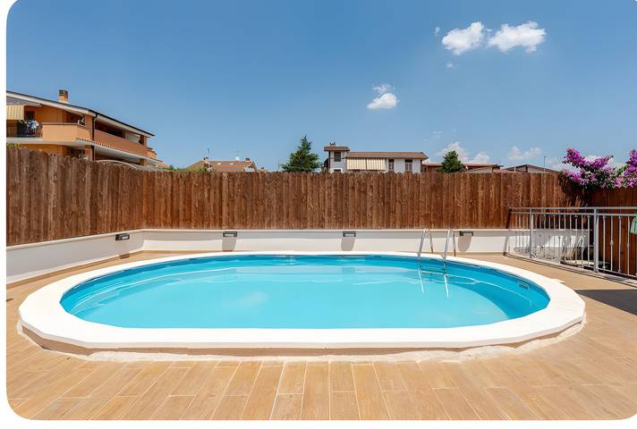 Appartamento intero, Appartamento 'Amar' con piscina condivisa e Wi-Fi in Settecamini, Roma