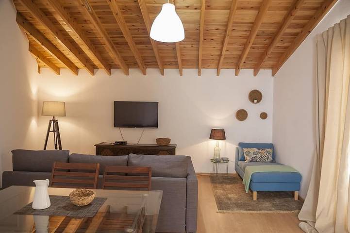 Location de vacances pour 6 personnes, avec balcon dans Água de Alto