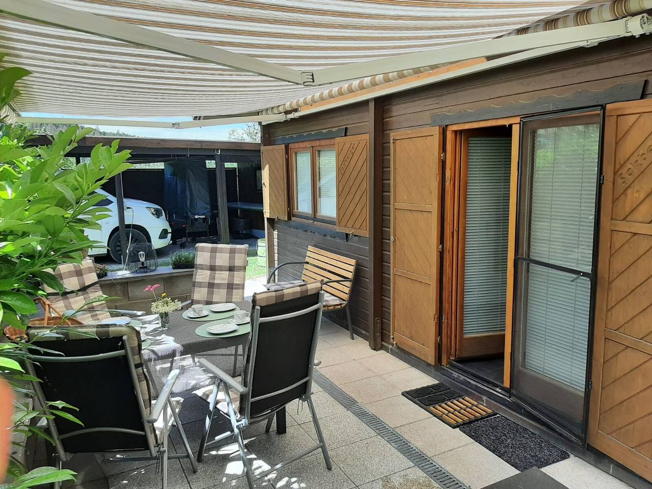 Ferienhaus 'Obert - Drognitz' mit privater Terrasse, Gemeinschaftsgarten und Wlan in Drognitz, Thüringer Schiefergebirge