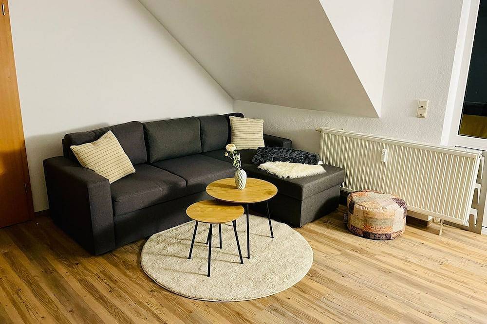 Ganze Wohnung, Fewo \"Auersbergblick\" mit Balkon zum Wandern, Langlauf, Biken und Saunieren in Schönheide, Erzgebirge