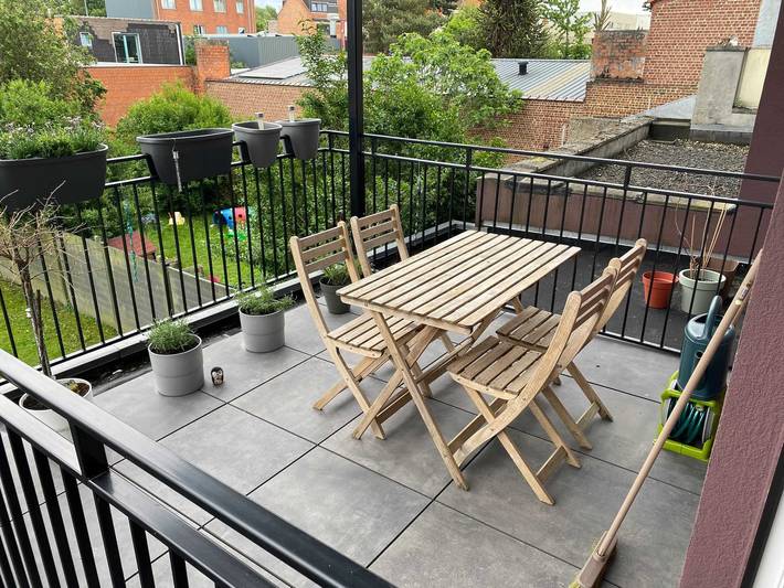 Location de vacances pour 4 personnes, avec terrasse à Evere