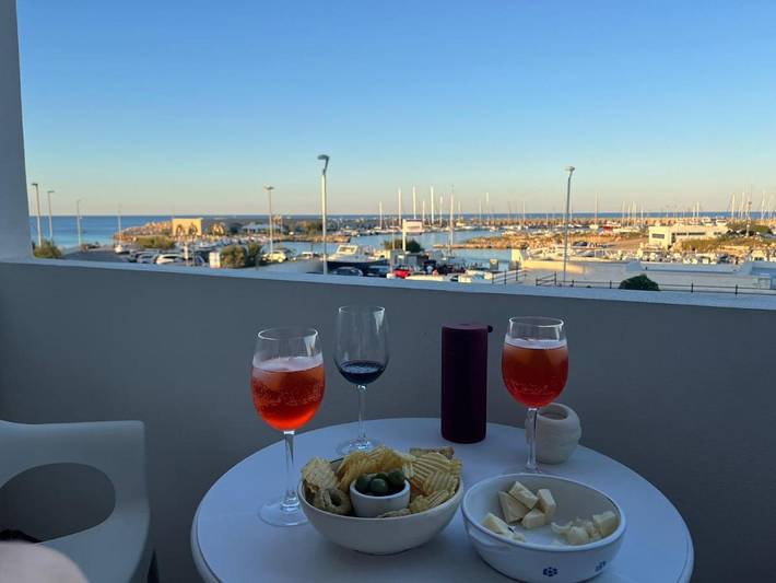 Ferienwohnung für 4 Personen, mit Garten und Ausblick, kinderfreundlich in San Foca