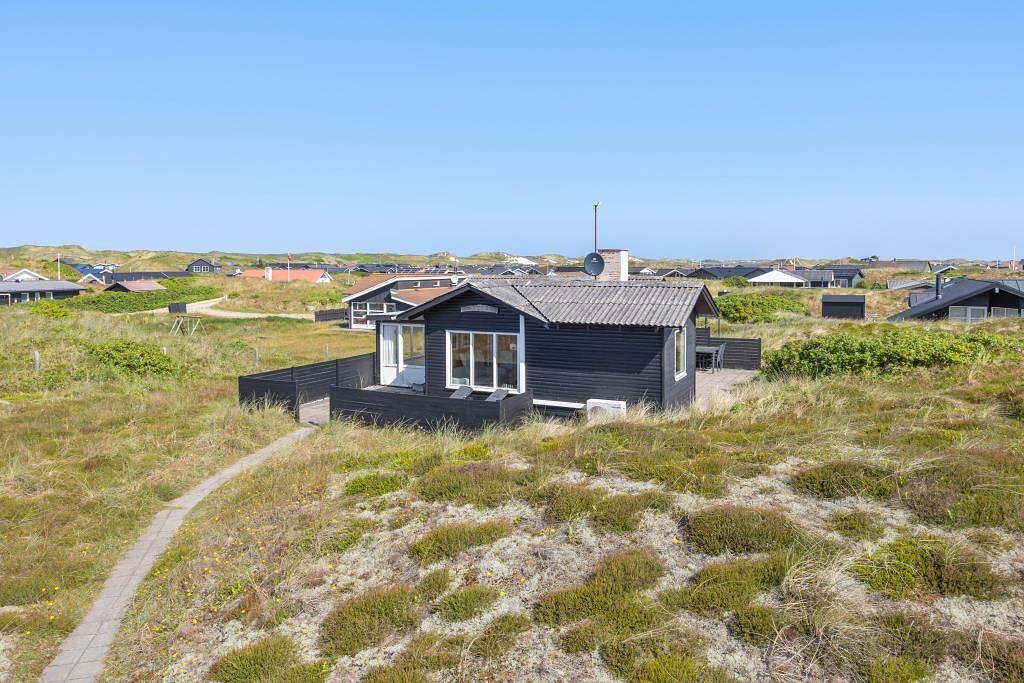 Gemütliches Ferienhaus an der dänischen Westküste in Bjerregård, Holmsland Klit