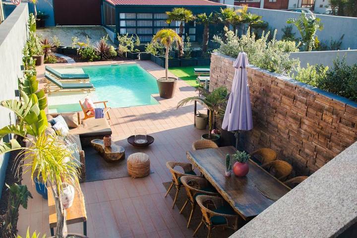 Apartamento para 8 personas, con piscina además de jardín y vistas en Esmoriz