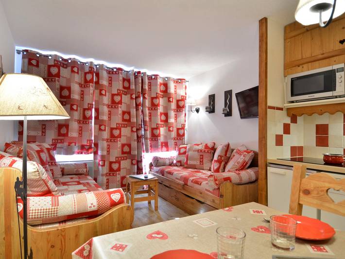 Ganze Wohnung, Ski-in-Ski-out Wohnung, renoviert, 5 Pers. in Belle Plagne, La Plagne-Tarentaise