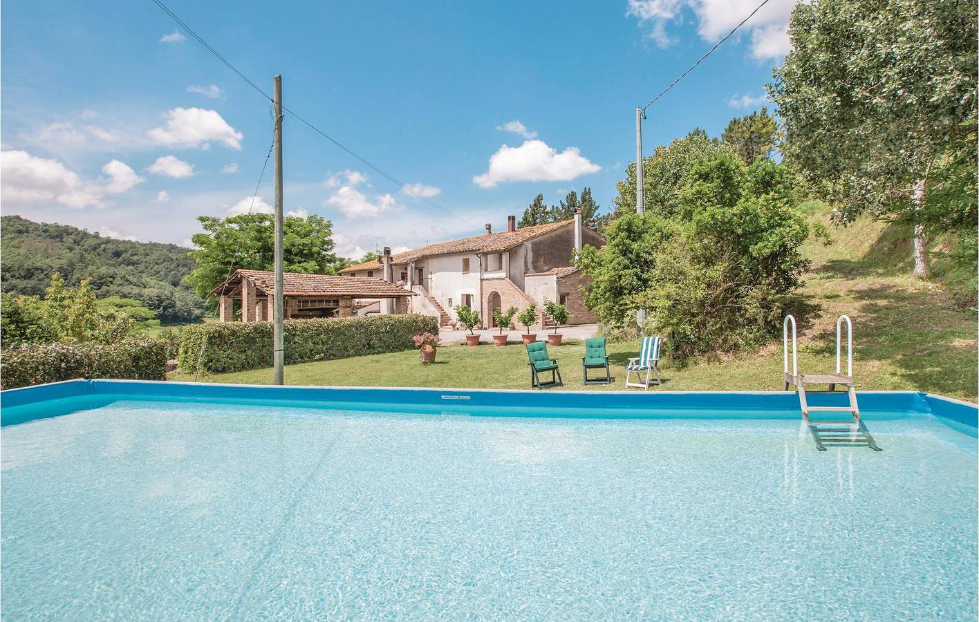 Appartamento intero, Appartamento con giardino a bordo piscina e parcheggio in Palaia, Pisa e dintorni