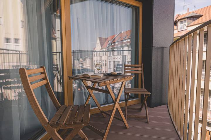 Apartament wakacyjny dla 4 osób, z balkon, zwierzęta dozwolone w Bydgoszcz