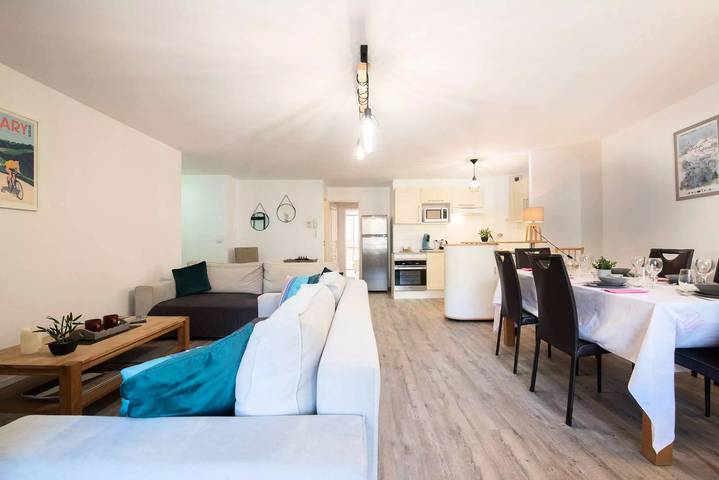 Ganze Wohnung, Gemütliche Wohnung mit Balkon in Saint-Lary-Soulan, Nationalpark Pyrenäen