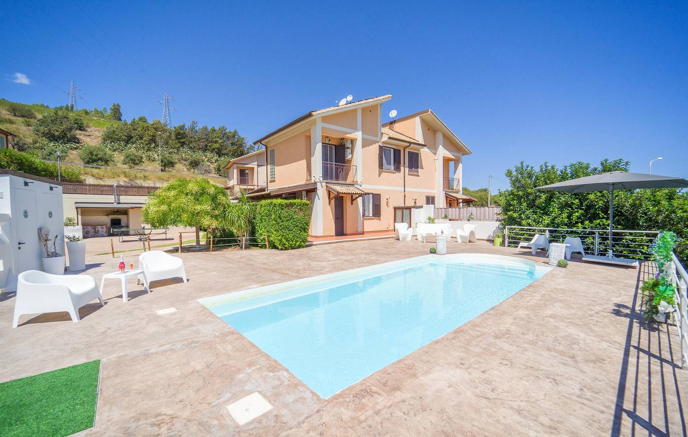 Retiro Trabia: Apartamento junto al mar con piscina in Trabia, Provincia de Palermo