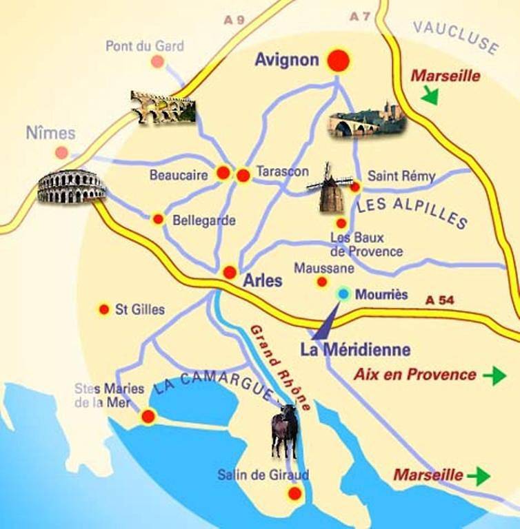 La parenthèse in Beaucaire, Région de Nîmes