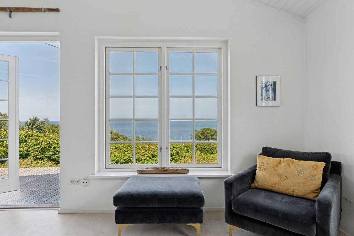 Vue mer magique – de la terrasse à l’horizon in Listed, Svaneke