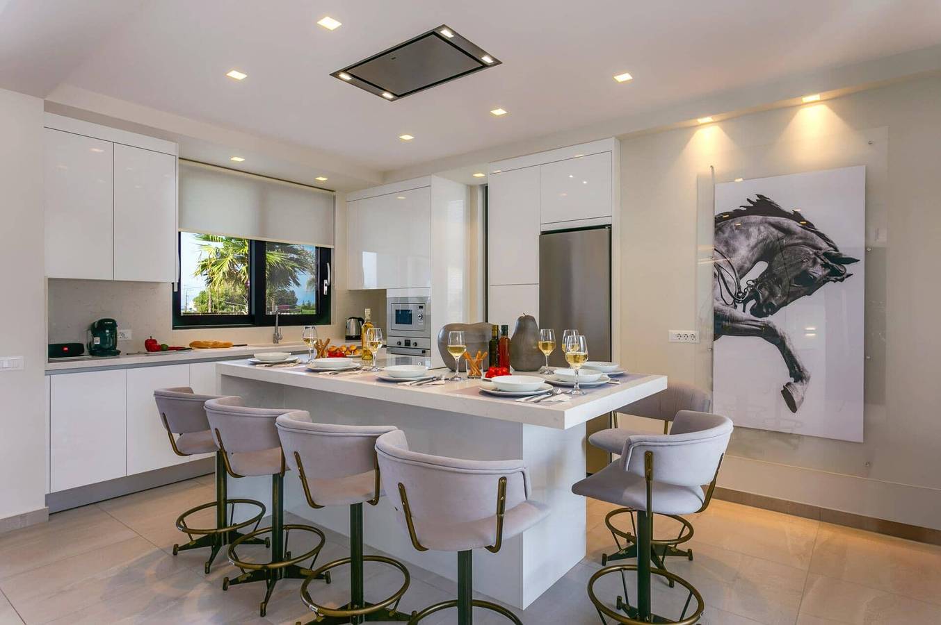 Villa Mariba Blue by Villa Plus in Malia, Heraklion og Omegn