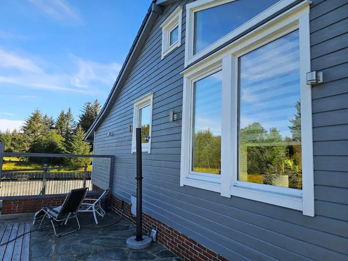 Ferienwohnung für 6 Personen, mit Ausblick und Garten sowie Terrasse - 1