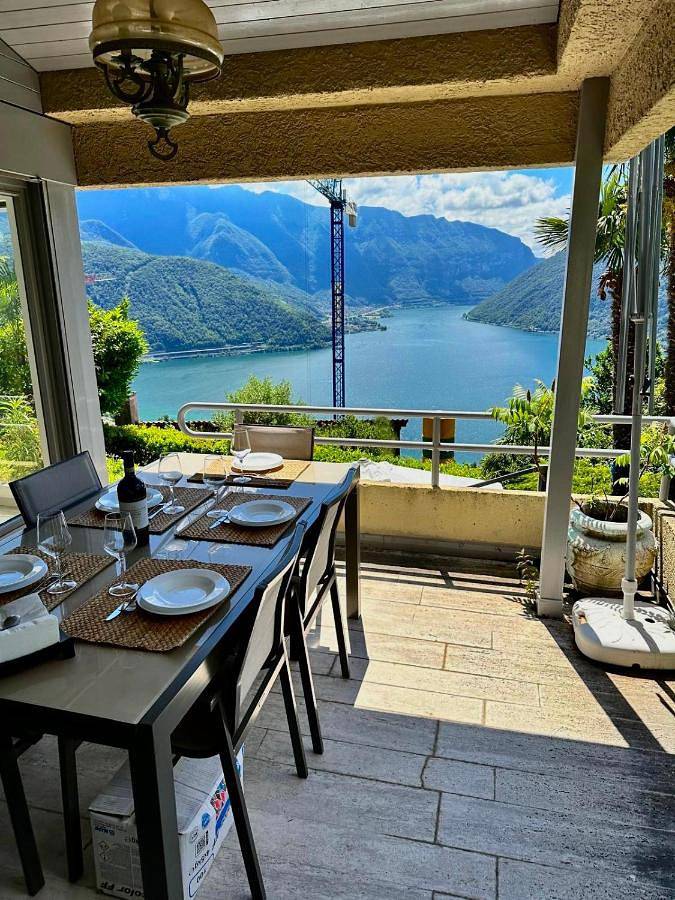 Villa für 4 Personen, mit Balkon und Terrasse sowie Garten und Pool in Lugano - 2