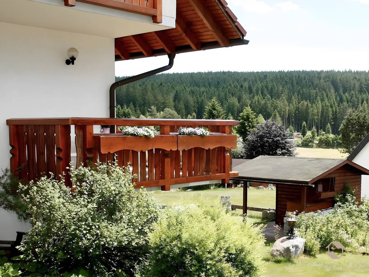 Appartement entier, Appartement de vacances 'Type B, 70 m²' avec vue sur la montagne, terrasse privée et Wi-Fi in Schluchsee, Forêt-Noire du Sud