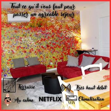 Location de vacances pour 4 personnes, avec terrasse et vue dans Hem-Lenglet