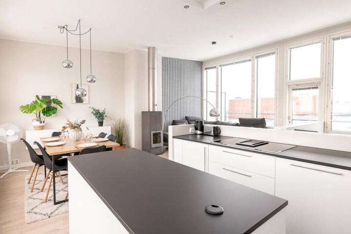 Ferienwohnung für 4 Personen, mit Terrasse und Ausblick sowie Sauna - 1
