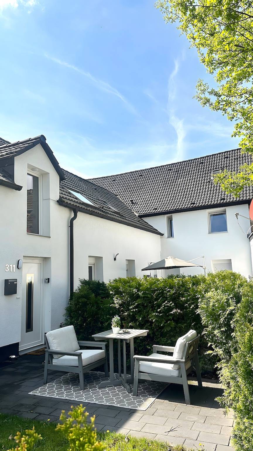 Apartamento entero, Apartamento 'Deluxe Appartement Mit Terrasse' con terraza compartida y Wi-Fi in Duisburgo, Lower Rhine