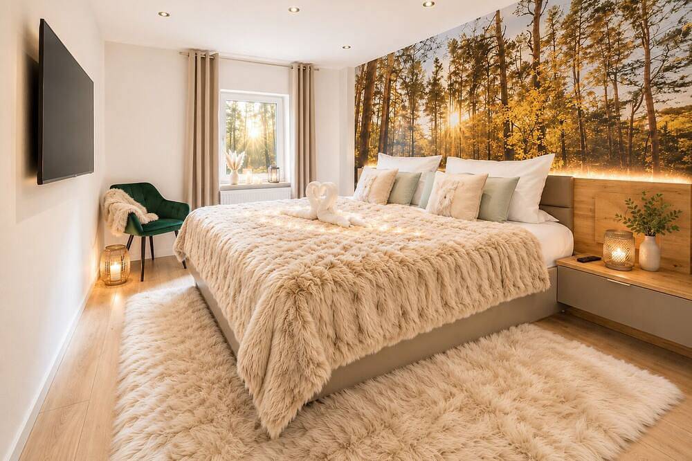 5 * Wellness & Natur Haus Oase, private Sauna, Whirlpool, nahe Caputh, Potsdam in Wildenbruch, Michendorf