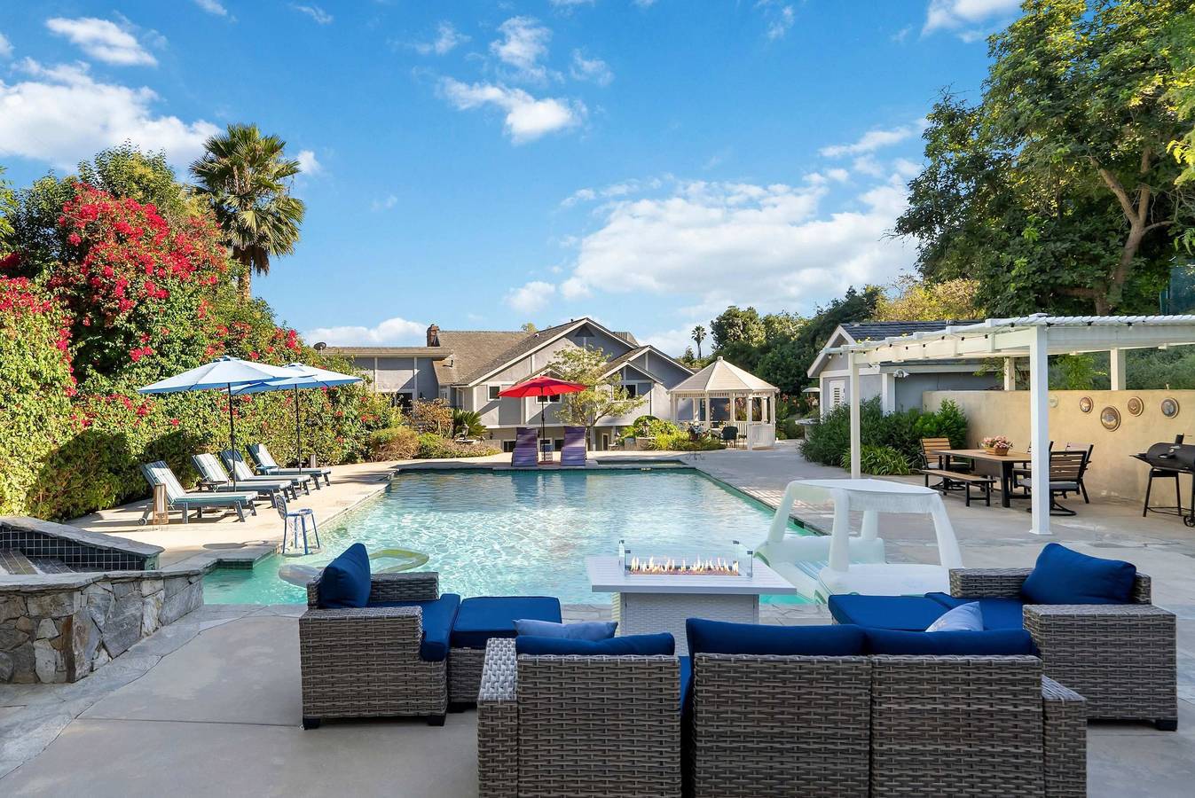 Luxury La Garden Estate Private Pool Hottub Tennis in La Habra, Los Angeles County