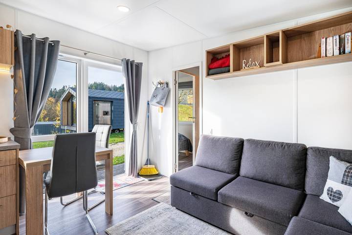Ferienhaus 'Tiny-Haus Nr 16' mit Bergblick, Wlan und Klimaanlage in Untergriesbach, Passauer Land