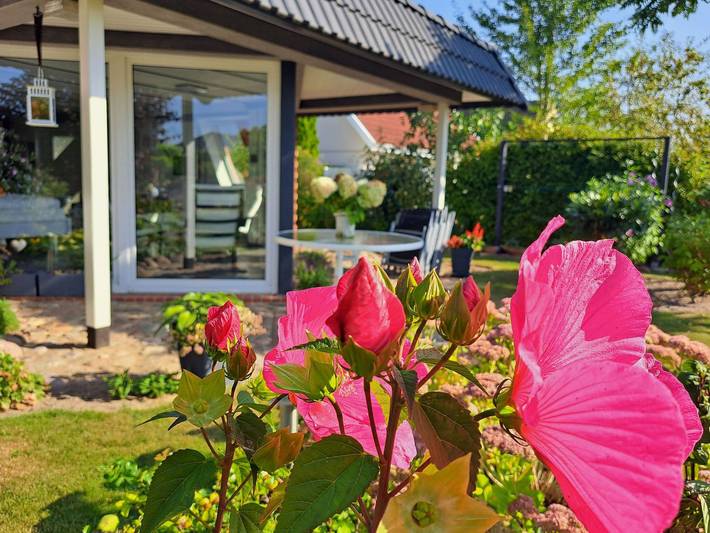 Ferienwohnung für 3 Personen, mit Garten