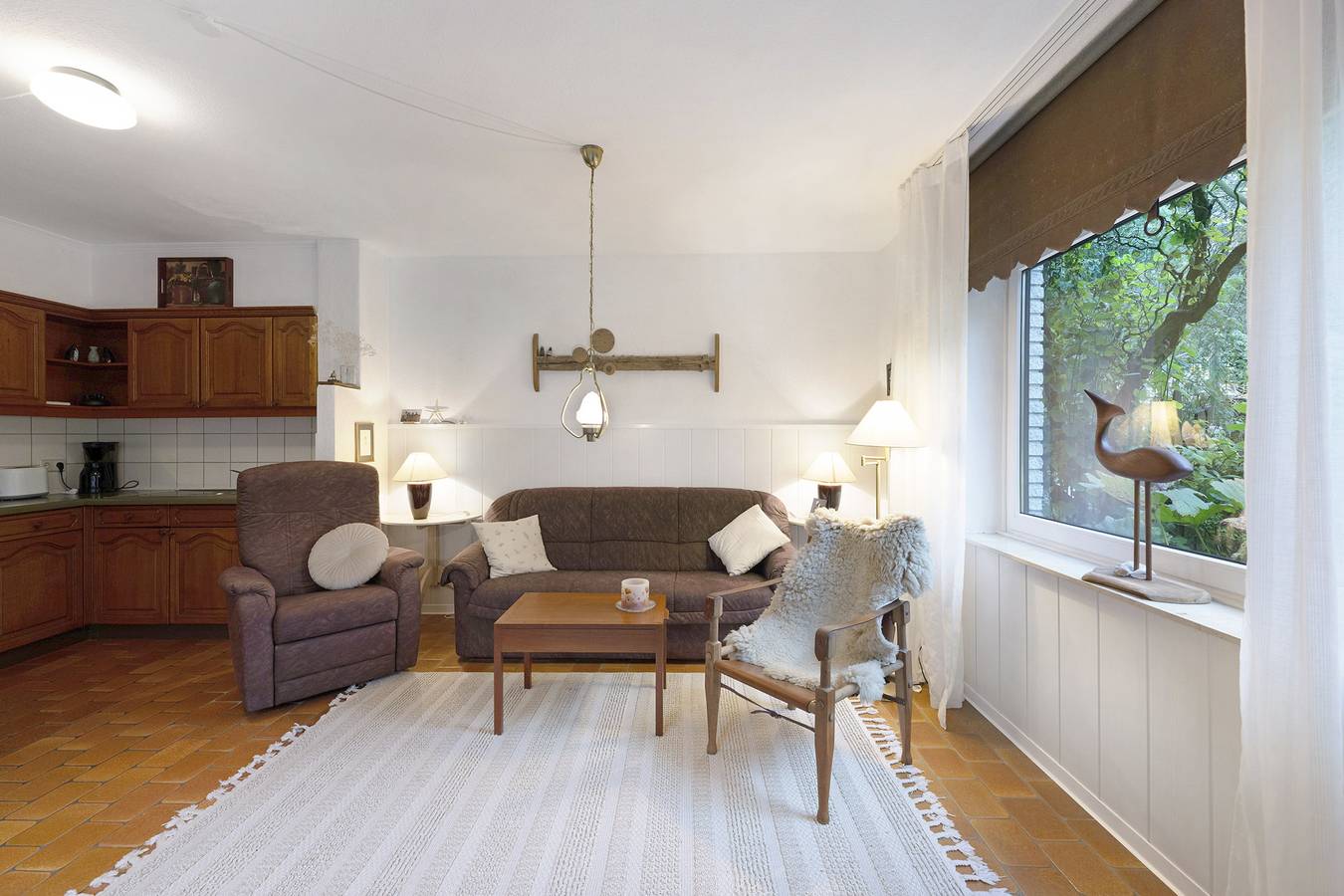 Entire apartment, Apartment 'Familie Franke' with Shared Terrace, Shared Garden and Wi-Fi in Joldelund, Eider-Treene-Sorge