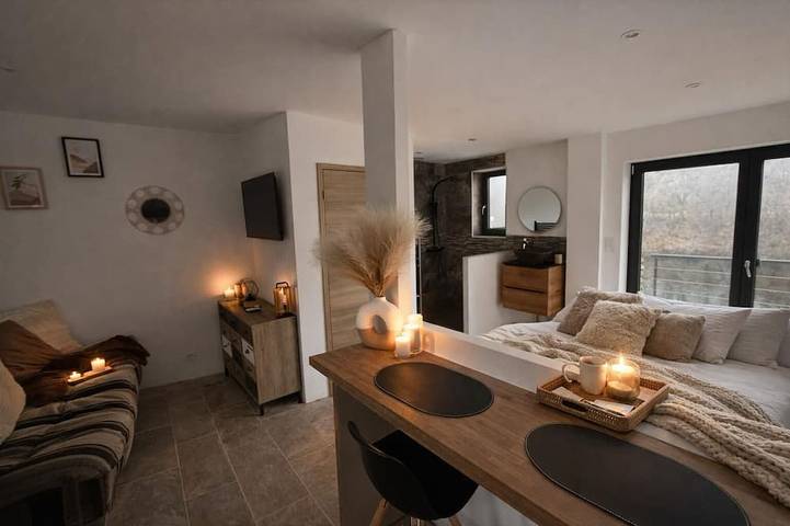 Location de vacances pour 2 personnes, avec jardin et jacuzzi à Dinozé - 2