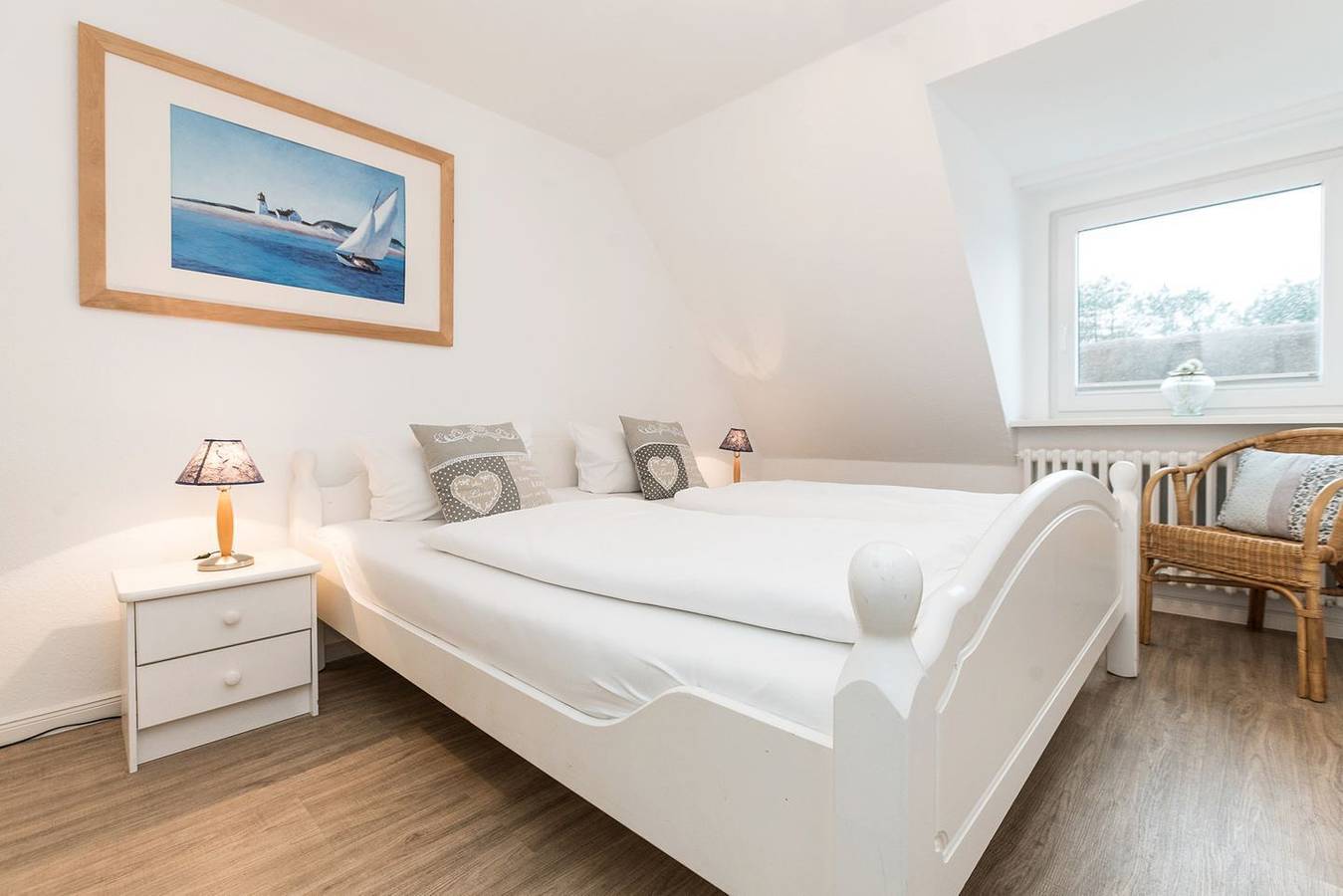 Großzügige Hausscheibe in Westerland mit Garten, Terrasse und Kamin in Westerland, Sylt (Gemeinde)