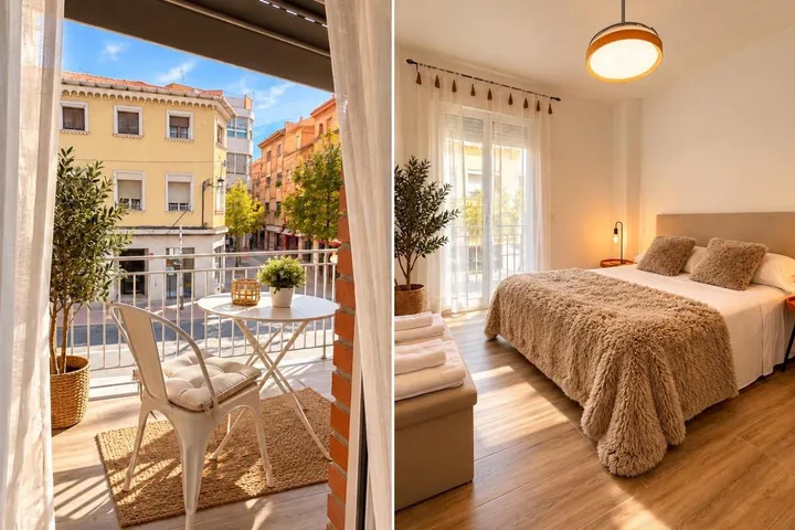 Appartement de vacances pour 8 personnes, avec vue et balcon - 1