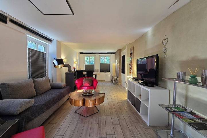 Ferienhaus für 4 Personen, mit Terrasse und Garten sowie Sauna