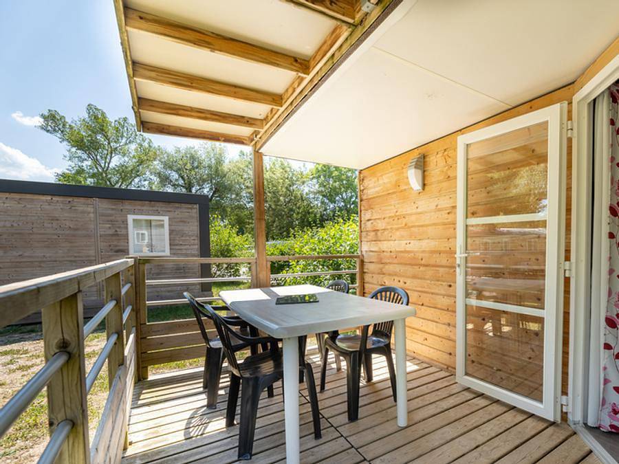 Camping le Lac Bleu - Ciela Village - Stacaravan 4 personen - Ciela Confort Compact - 2 slaapkamers in Châtillon-en-Diois, Parc naturel régional du Vercors