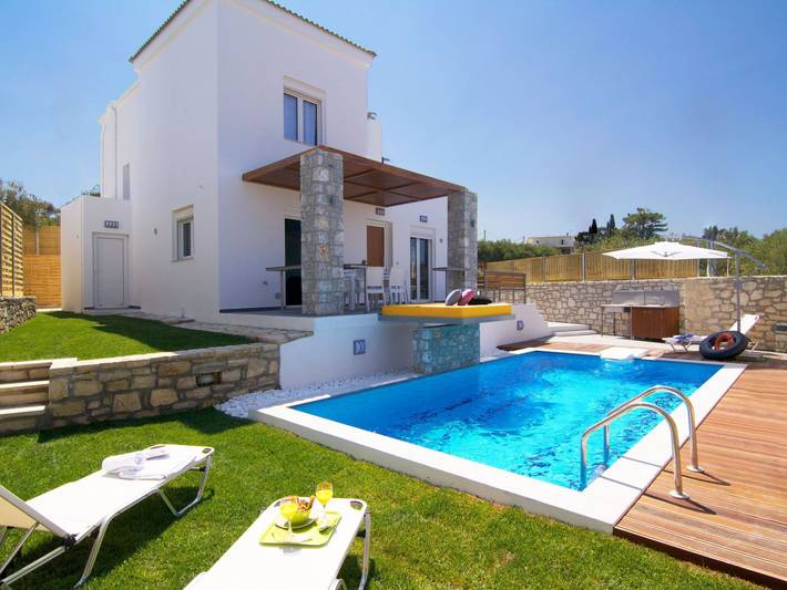 Maison de vacances pour 6 personnes, avec Balcon ainsi que Terrasse et Jardin