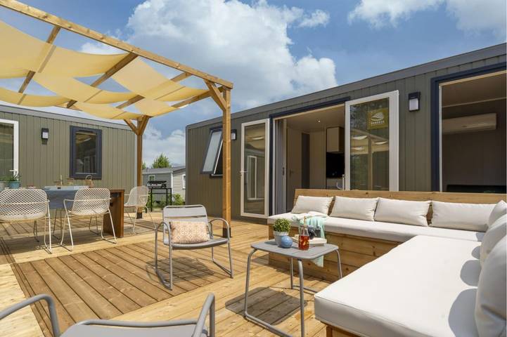 Mobil home pour 10 personnes, avec jardin et piscine, adapté aux familles dans Boulazac Isle Manoire - 4