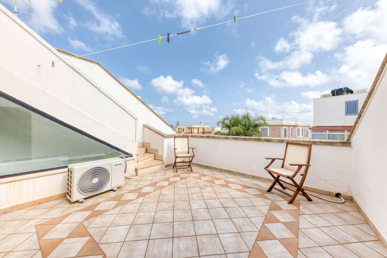 Ganze Wohnung, Apartment 'Baia Delle Sirene Le' mit privater Terrasse und Klimaanlage in Leuca, Castrignano del Capo