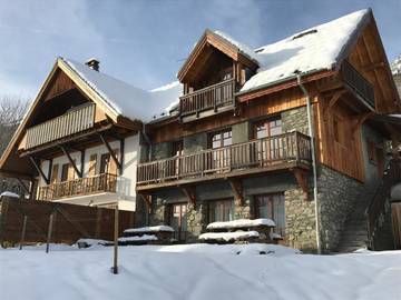 Chalet pour 6 personnes, avec vue et jardin à Vaujany
