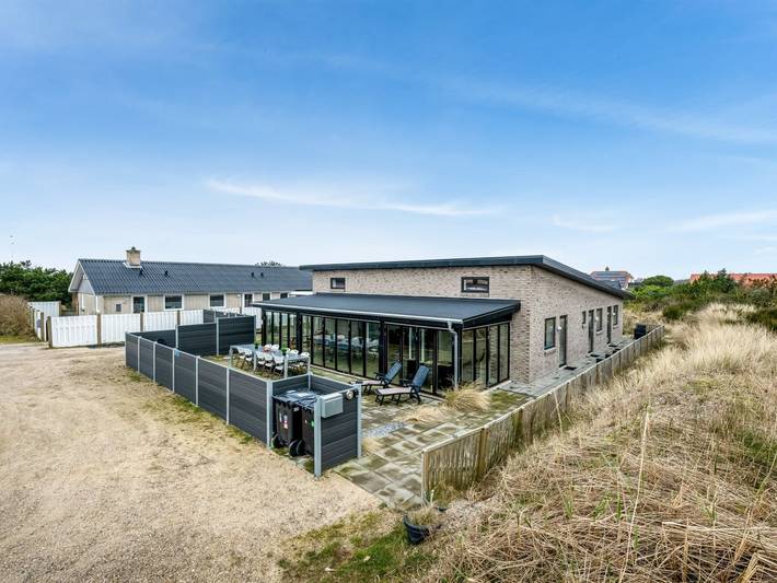 Ferienhaus für 10 Personen, mit Terrasse, mit Haustier an der Westküste Dänemarks