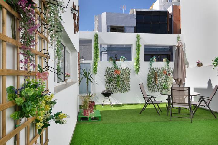 Ferienhaus 'Gartenterrasse - La Isleta' mit privater Terrasse, Wi-Fi und Klimaanlage in La Isleta, Las Palmas