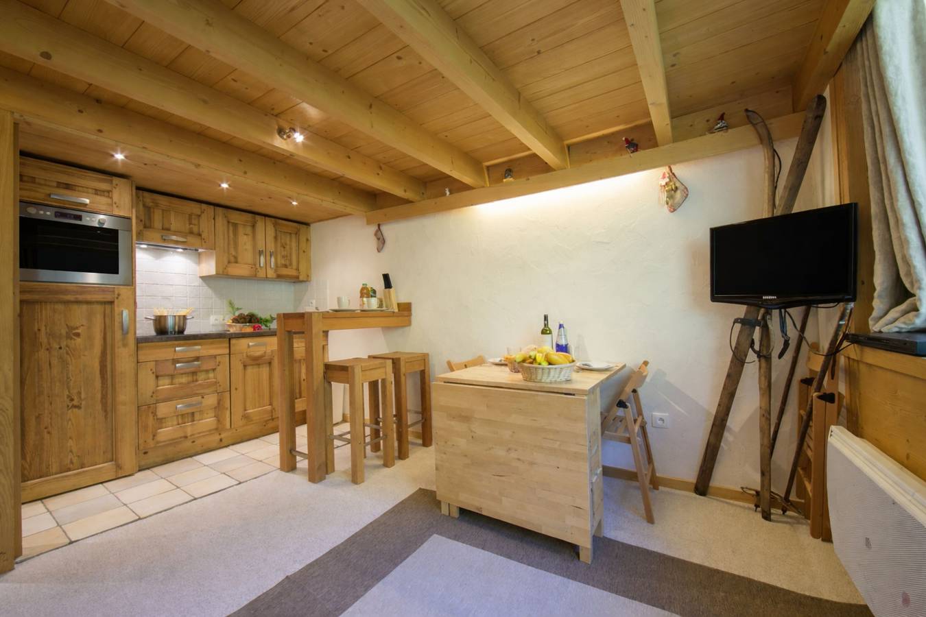 Appartement entier, Grand Roc A104 150m from Slopes, Parking & Wifi in Argentière, Chamonix-Mont-Blanc