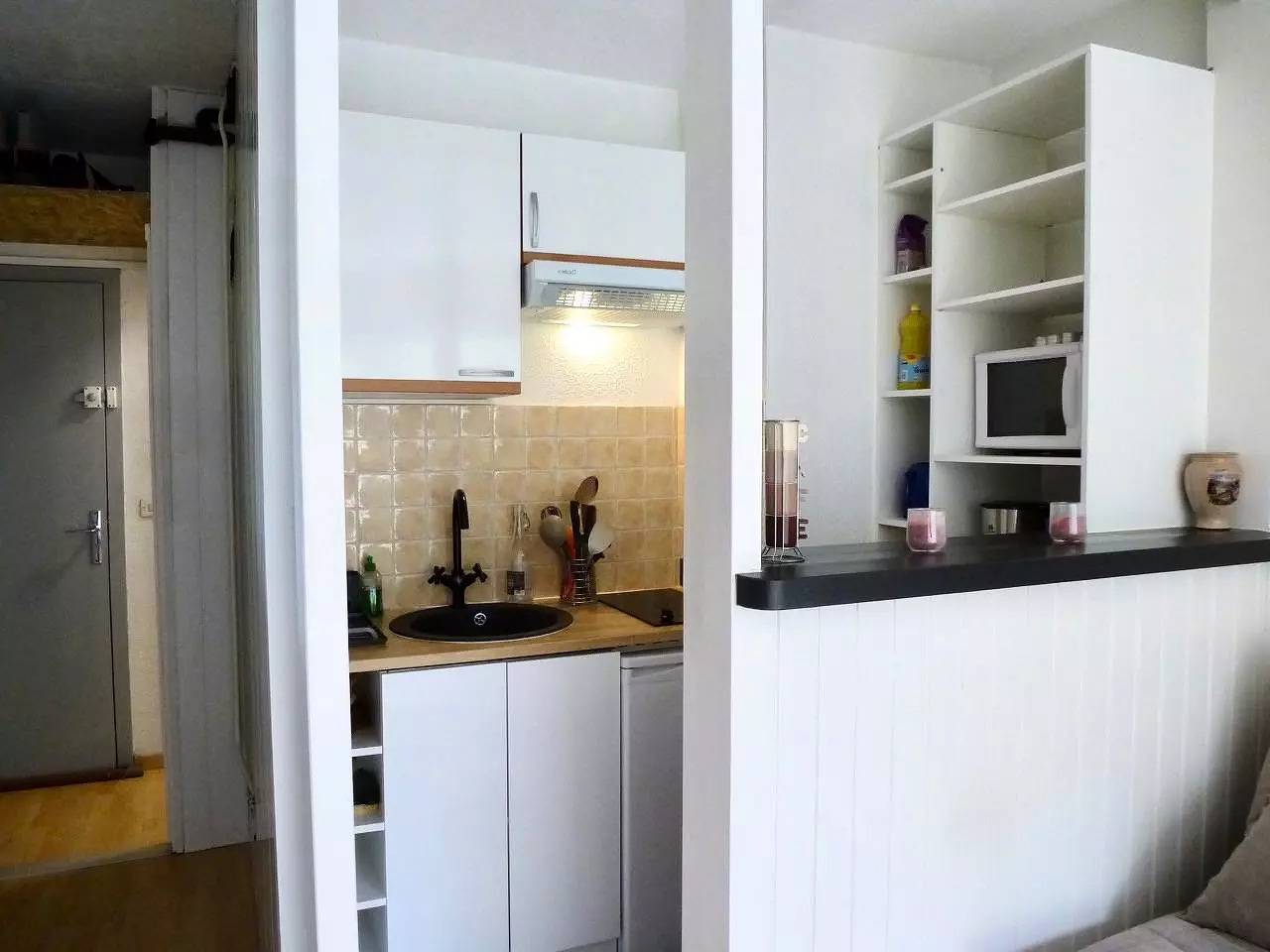 Estudio entero, 4 dormitorio estudio con plaza de aparcamiento cubierto cerca del centro de Barèges in Barèges, Parque nacional de los Pirineos