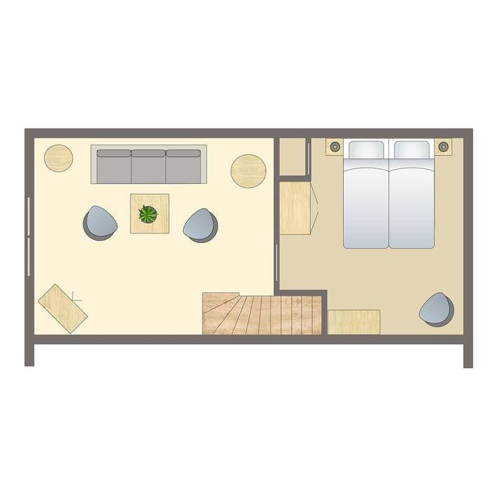 Bungalow für 4 Personen, mit Terrasse und Sauna sowie Balkon/Terrasse in Dänemark an der Nordsee - 3