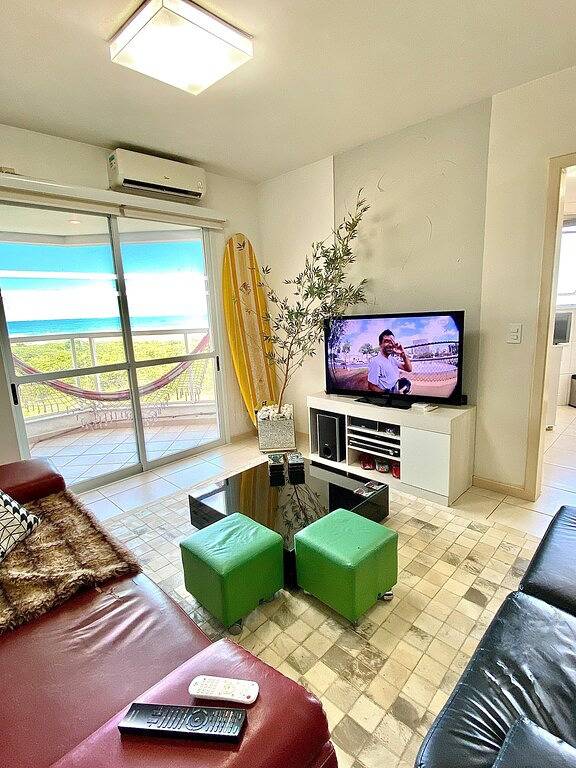 Ganze Wohnung, Duplex Penthouse - Front Sea - New Campeche in Campeche (SC), Florianópolis