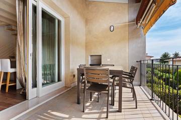 Bauernhof für 4 Personen, mit Balkon und Garten am Gardasee