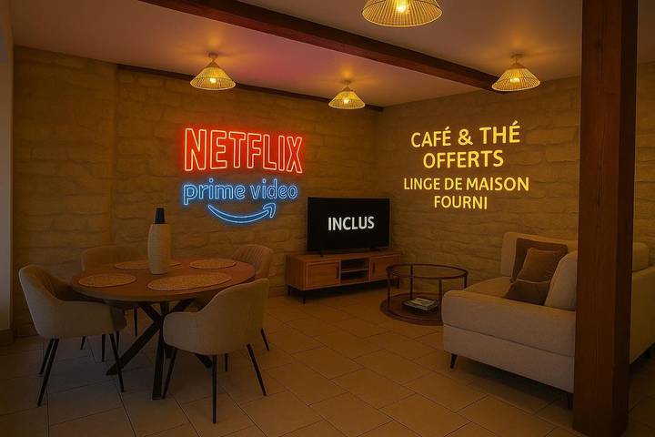 Maison de vacances pour 6 personnes, avec jardin et vue