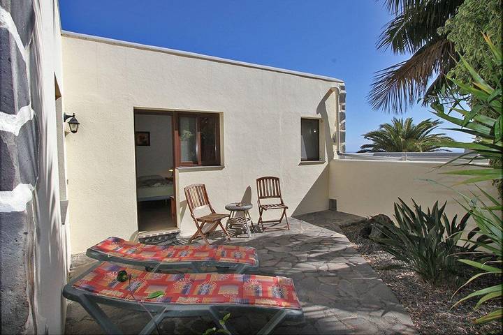 Bungalow für 6 Personen, mit Terrasse und Garten auf La Palma
