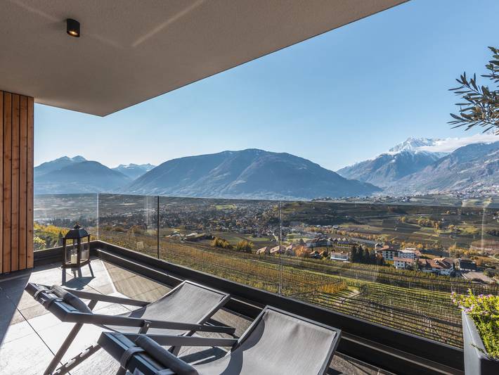 Ferienwohnung für 3 Personen, mit Garten und Ausblick sowie Terrasse, mit Haustier in Schenna - 2
