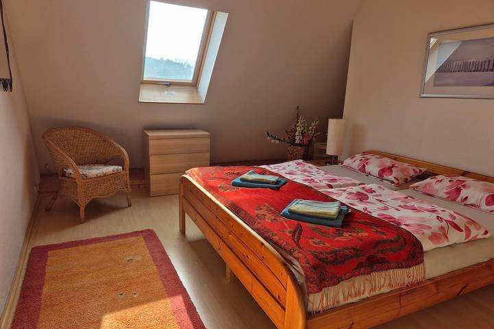 Ganze Wohnung, Ferienwohnung Kranichblick in Hoppenrade, Mecklenburgische Seenplatte