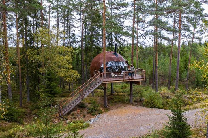 Telt for 2 personer, med Terrasse og Utsikt i Viken