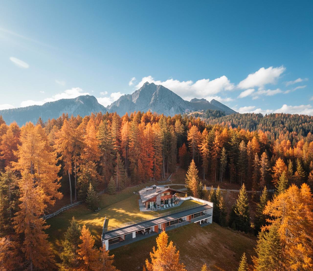 Ganze Wohnung, Ferienwohnung 'Lodge Picea' mit Bergblick, privater Terrasse und Wi-Fi in Falzeben, Hafling