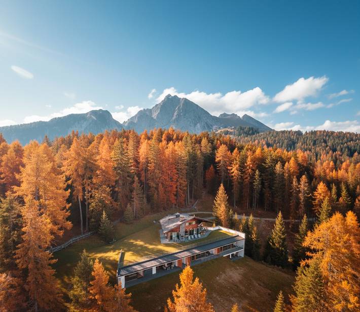 Chalet für 10 Personen, mit Sauna und Garten in Hafling
